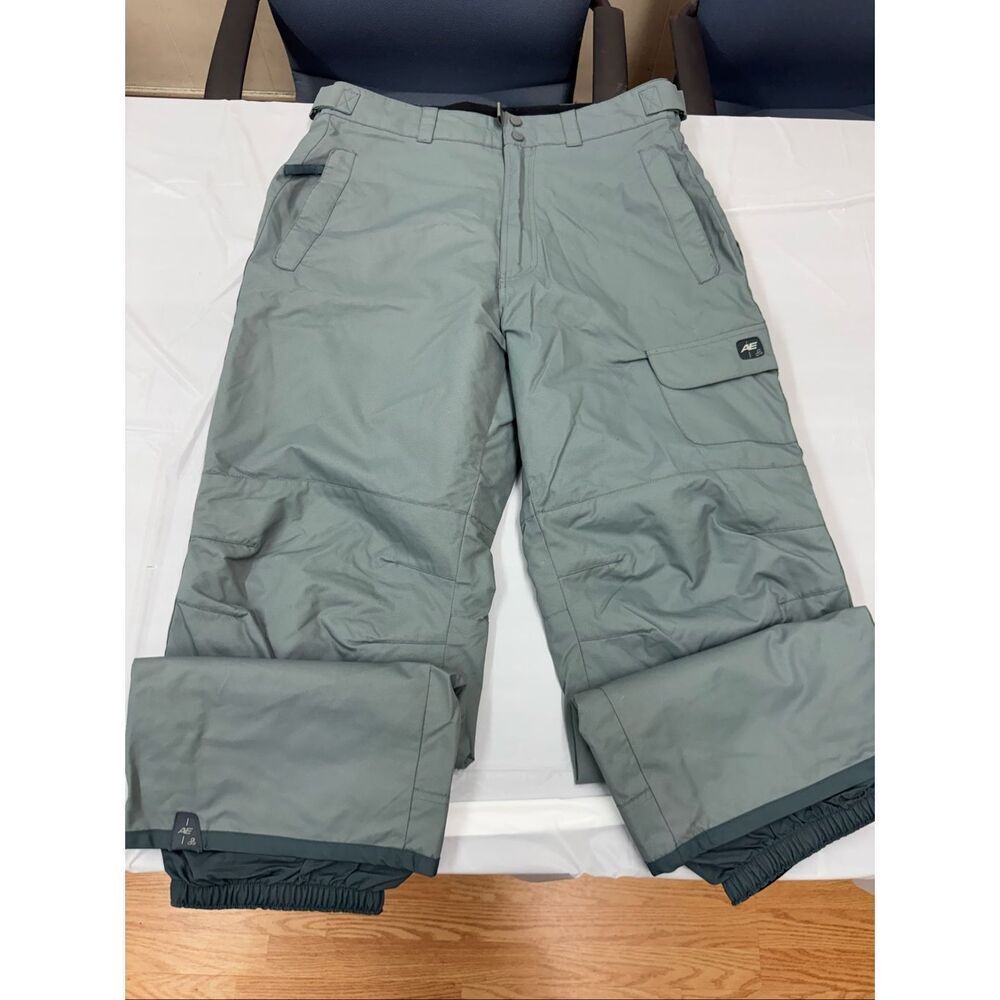 American Eagle Blue-Grey Winter Ski Pants Size Large Mens
